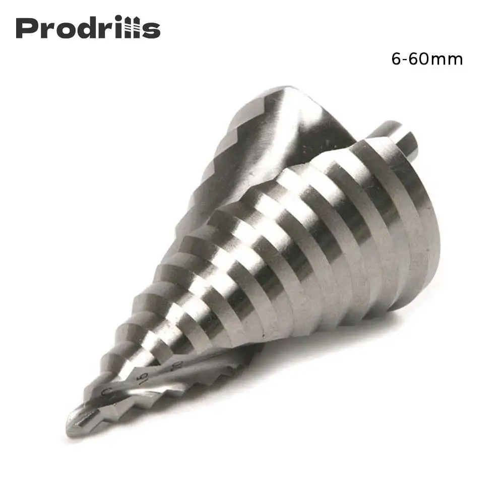 

Step Cone Drill Bits Hole Cutter Bit 6-60mm Fluted Edges HSS Step Core Drill Bit Reamer Herramientas Para Carpinteria