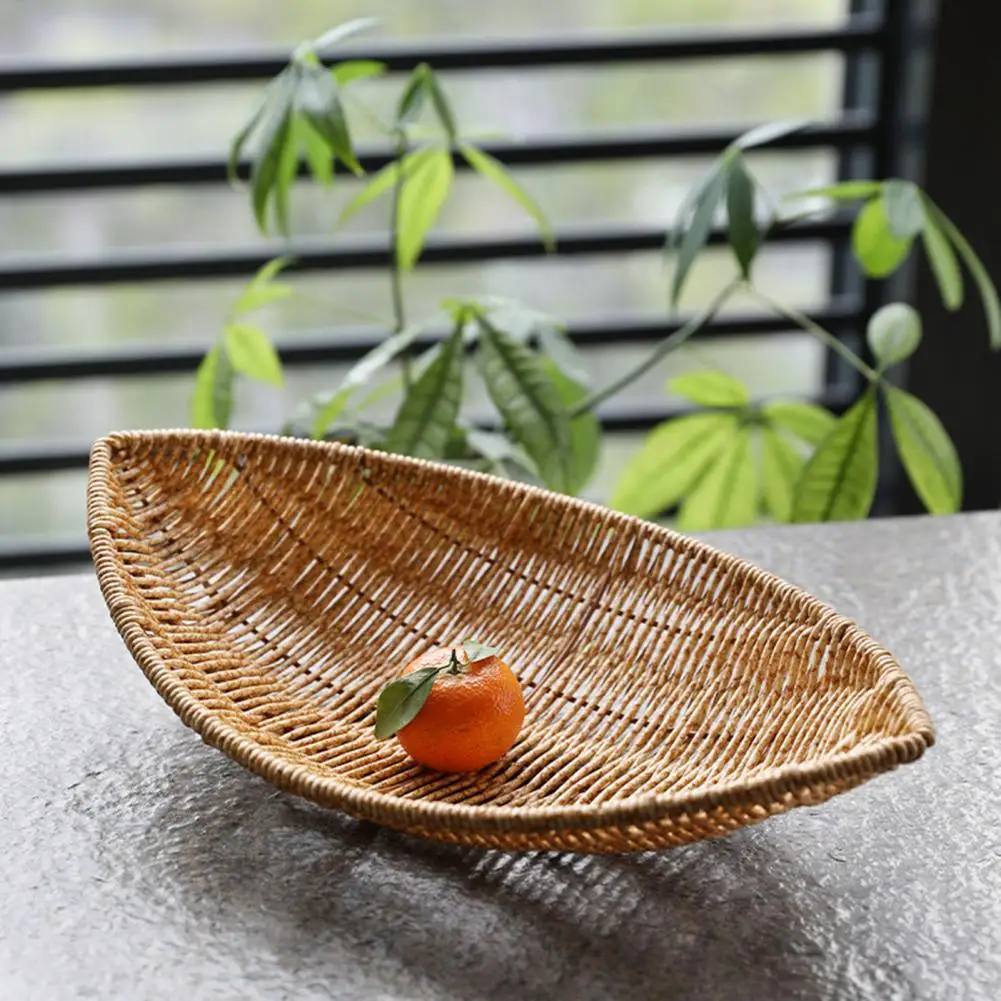 

Modern Fruit Tray Pastoral Style Unbreakable Convenient Banquet Treat Snacks Tray Drain Holes Food Tray Party Supplies