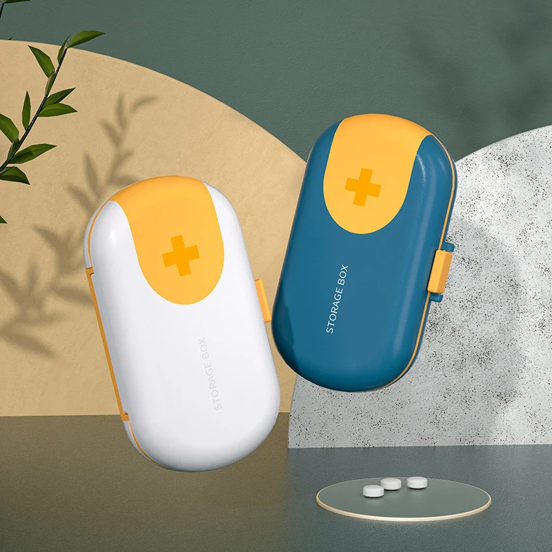 6 ячеек портативный контейнер для таблеток безопасный отсек герметичный