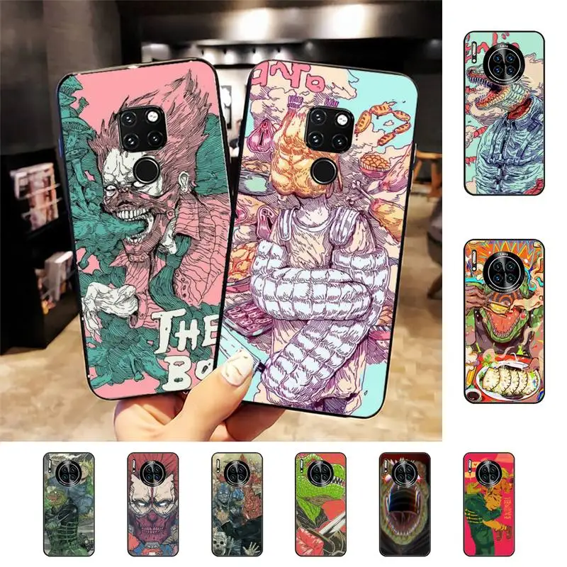 

Anime Dorohedoro Phone Case For Huawei Nova 3I 3E mate 20lite 20Pro 10lite Luxury funda case