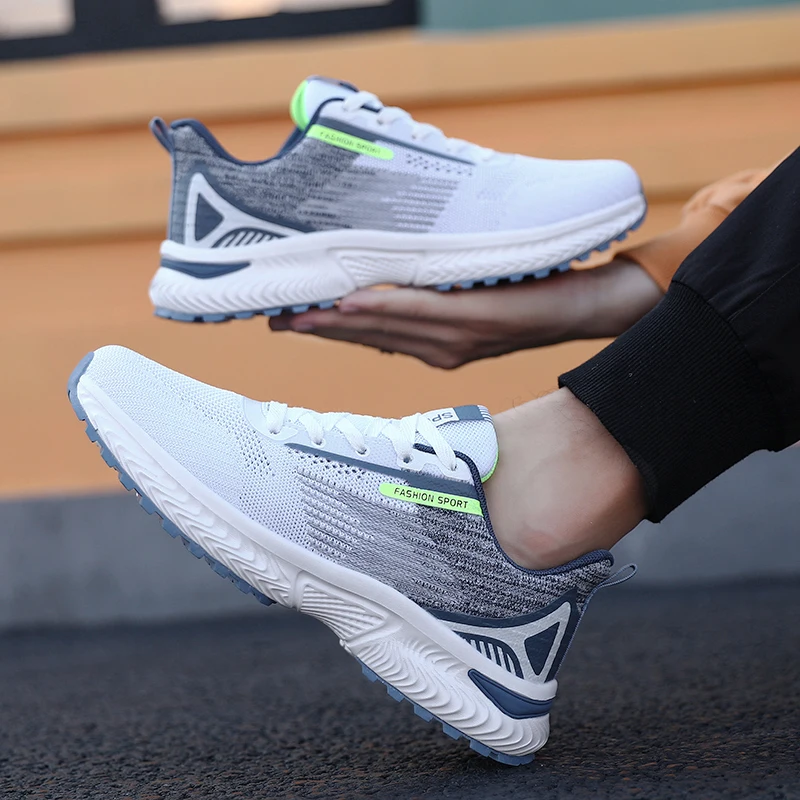 New Men's Golf Shoes Outdoor Sports Shoes Men's Mesh Breathable Golf Sports Shoes Non Slip Gym Golf Jogging Walking Shoes