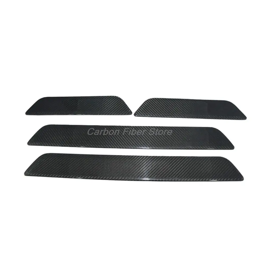 

Dry Carbon Fiber Side Door Sill Molding Trims Exterior Accessories for Tesla Model 3 2016-2019