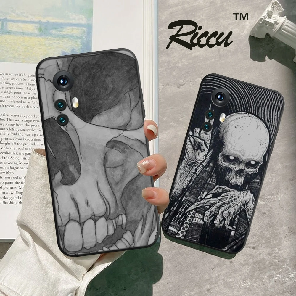 Чехол для телефона с черепом Xiaomi Redmi Note 11 10 9C Pro 10X K20 9A K40 K30S