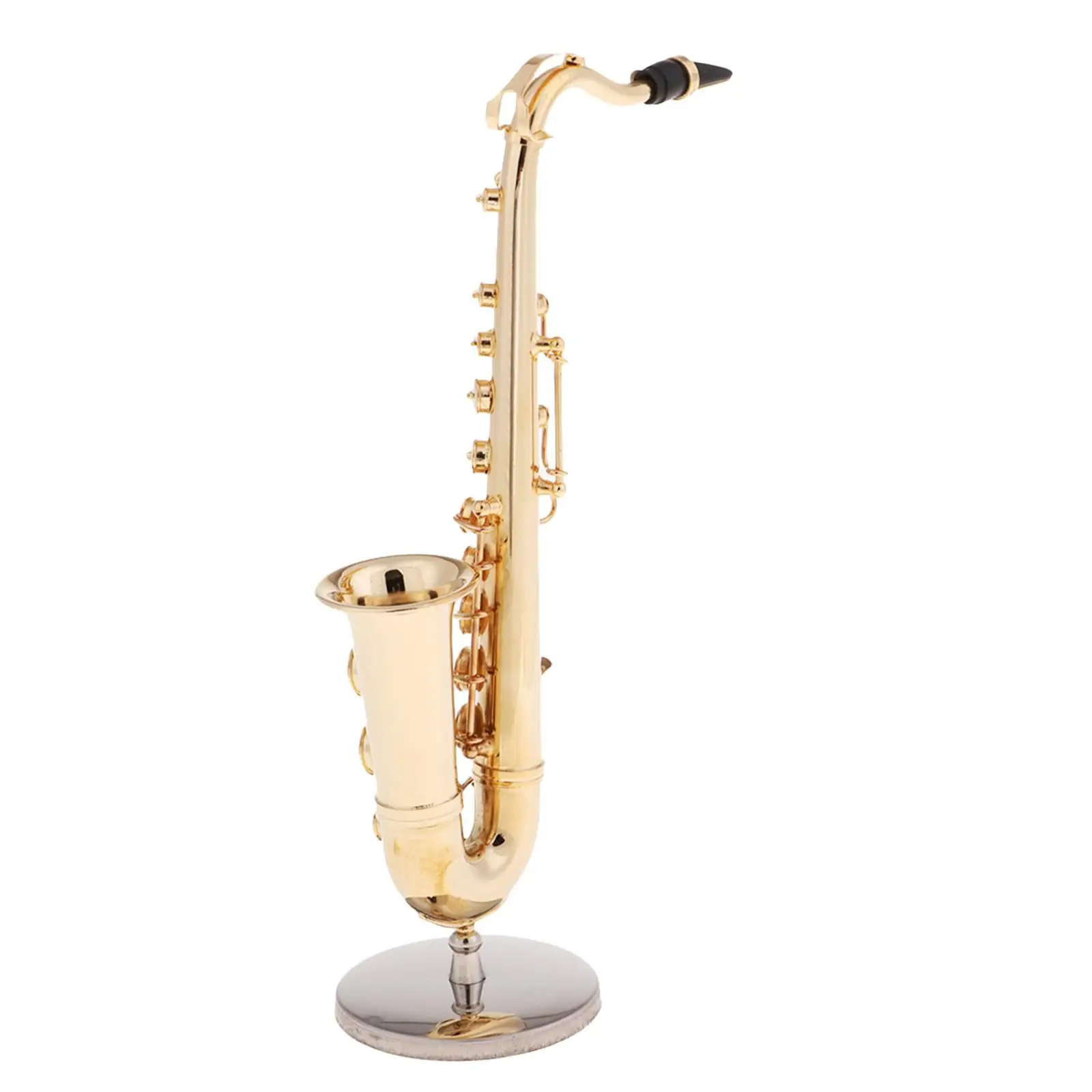 

Mini Saxophone Model Musical Instrument for Dollhouse Home Office Decoration