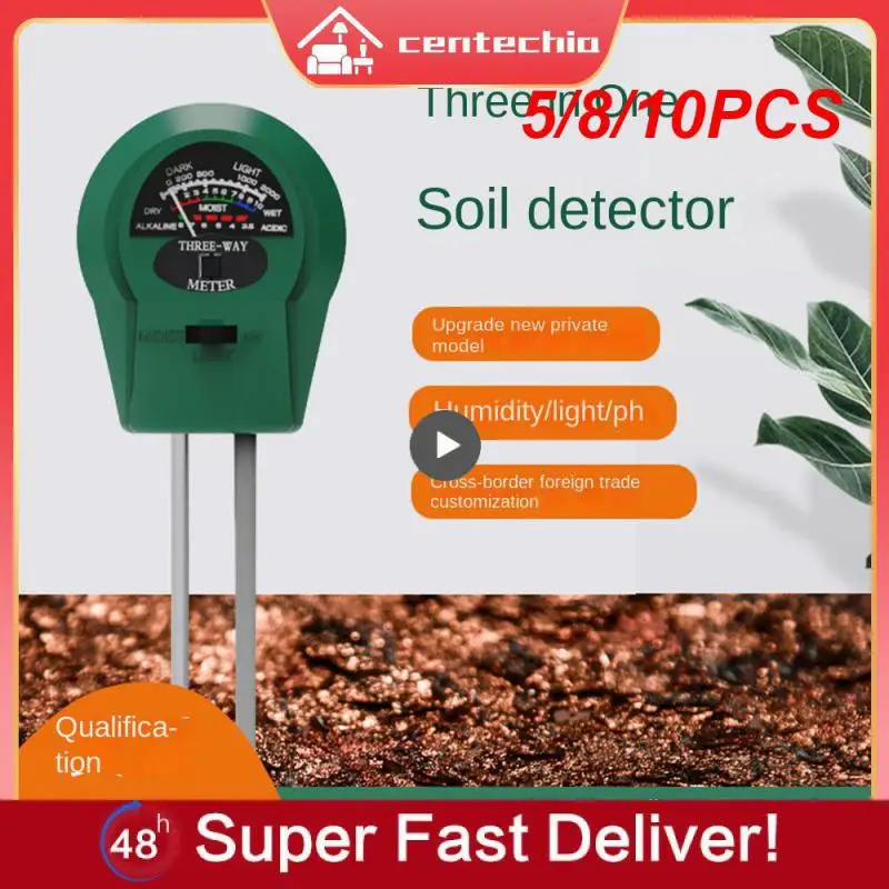 

5/8/10PCS Potted Plant Hygrometer Water Meter Detector Soil Hygrometer Hygrometer Probe Tester Measurement Outdoor Hygrometer