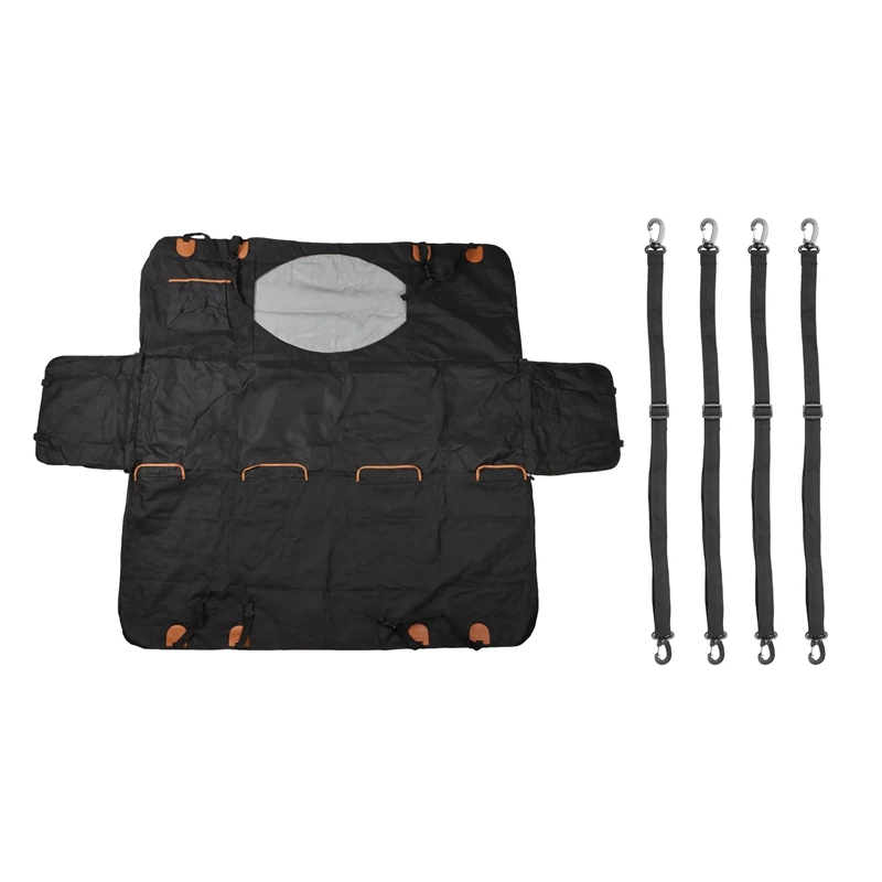 

Чехол для на автомобильное сиденье для перевозки собак для заднего сиденья, устойчивый к царапинам автомобильный гамак для собак с сетчатым окошком, чехол на сиденье для домашних животных, чехол на сиденье для собак