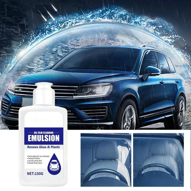 

Oil Film Dirt Remover Glass Cleaner Removing Paste Deep Cleaning Adhesive Glue Spray Super Active Ingredients Wide Range