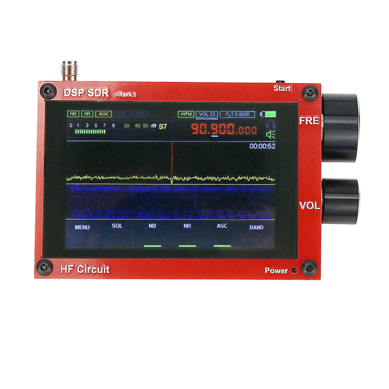 

Red Thicker 3.5" 50KHz-200MHz Malachite DSP Software Defined Radio Nice Sound Malahit SDR Receiver