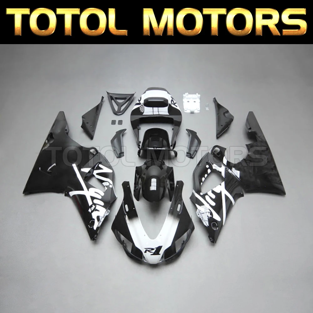 

Motorcycle Fairings Kit Fit For Yzf R1 1998 1999 Bodywork Set High Quality Abs Injection Black White