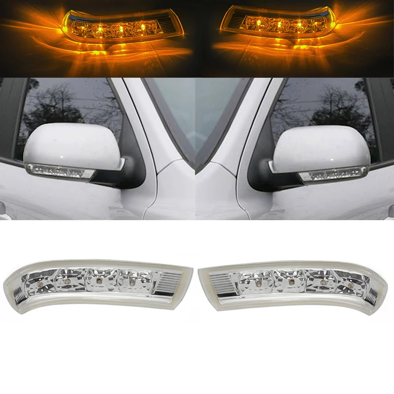 

Rearview Mirror LED Turn Signal Blinker Lamp Side Mirror Indicator Flasher Light For Hyundai Veracruz IX55 2007 - 2012 Santa Fe