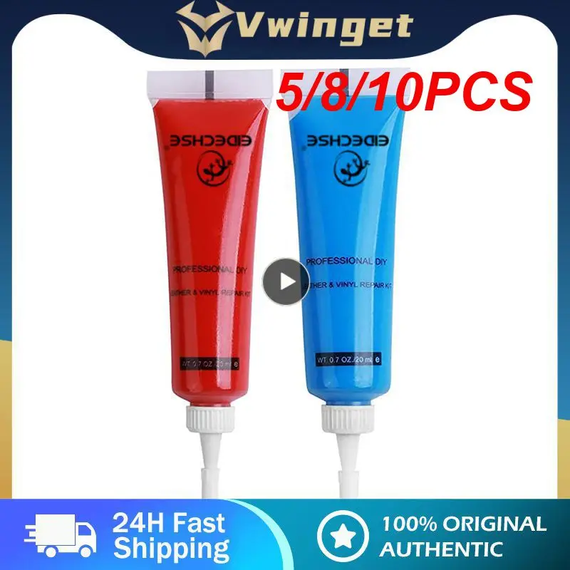 

5/8/10PCS 20ml Leather Repair Gel Colorful Car Repair Scratches Cracks Home Car Seat Leather Complementary Refurbishing Cream