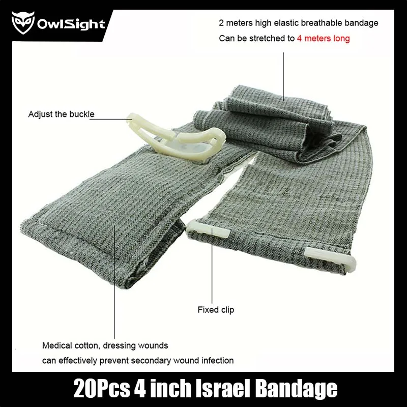 Israeli Bandage Trauma Kit Emergency Compression Bandage Tourniquet Medical Dressing Sterile Roll Bandage Trauma First Aid Hot