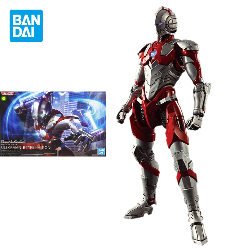 

Оригинальная экшн-фигурка Bandai ULTRAMAN BTYPE-RISE, стандартная аниме экшн-фигурка в сборе, модель игрушки Коллекционные сувениры для детей