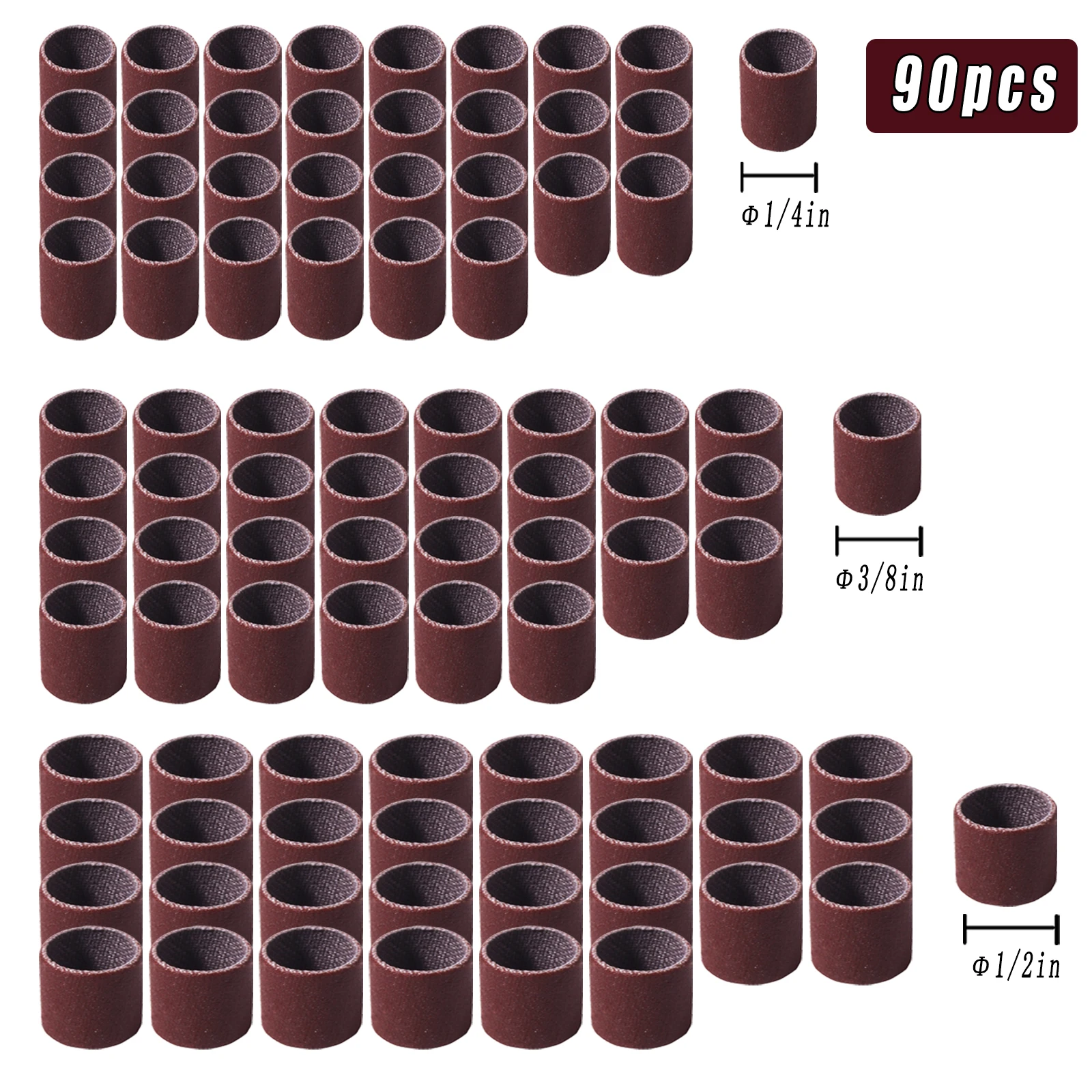 

Шлифовальные барабаны для Dremel 80-600 grit