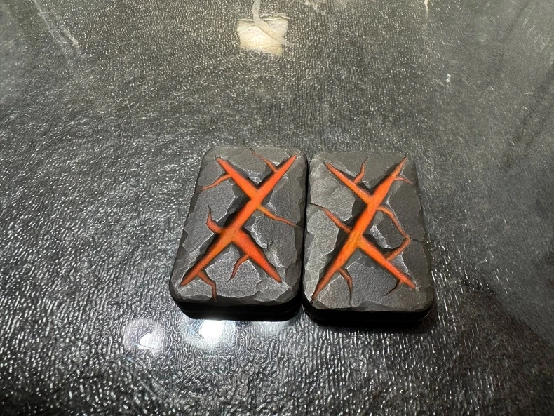 Скрытая прорывная карта Edc с бесконечной положения резьба по камню