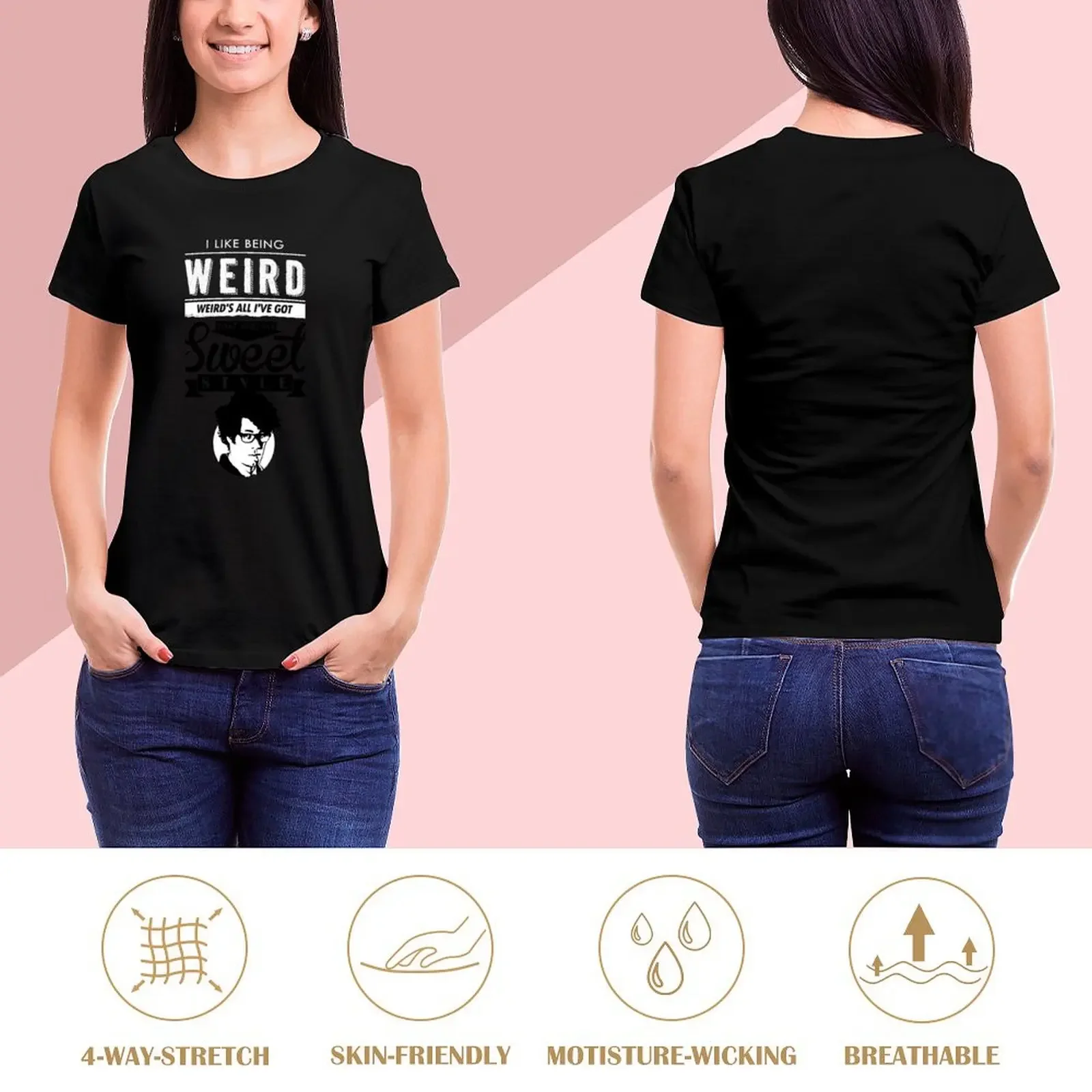 Я люблю странную футболку с принтом животных летняя одежда футболки для женщин