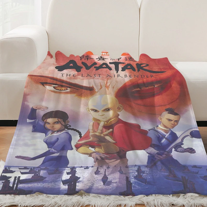 Теплые зимние одеяла H-Avatar The Last Airbenderers постельное белье из микрофибры пушистые