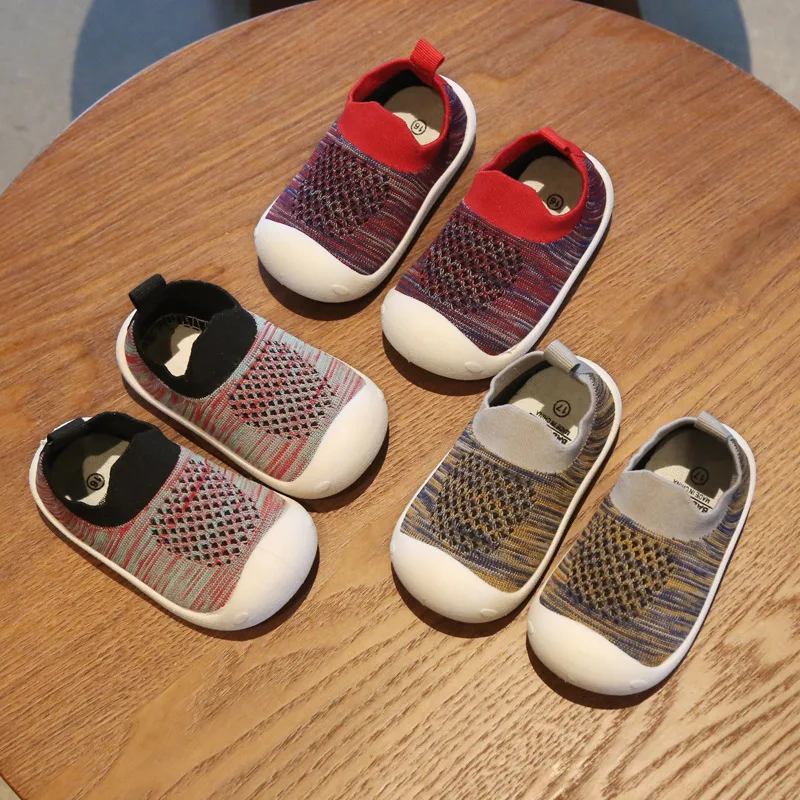 

Spring Autumn Fashion Toddler Soft Bottom New Baby Casual Breathable Comfort Shoes Anti-Slip Children's First Walker For Kids