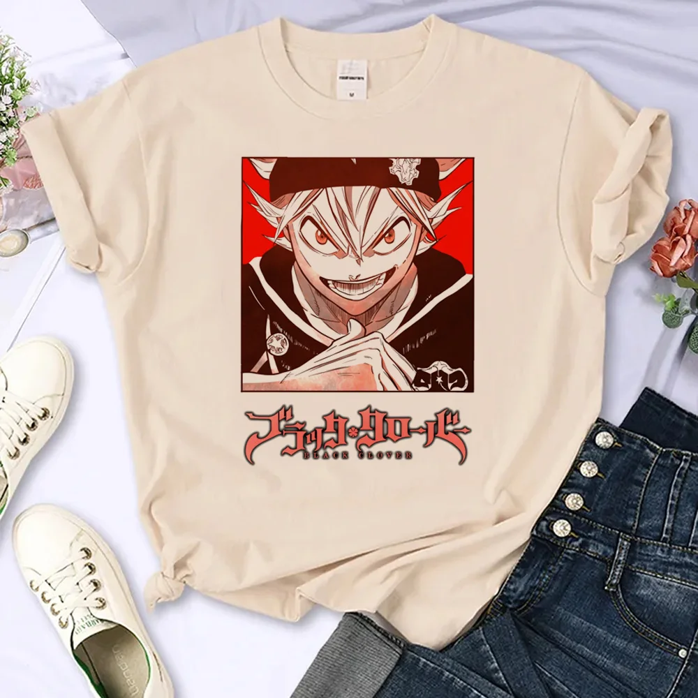 

Black Clover t shirt women streetwear tshirt female Japanese clothing