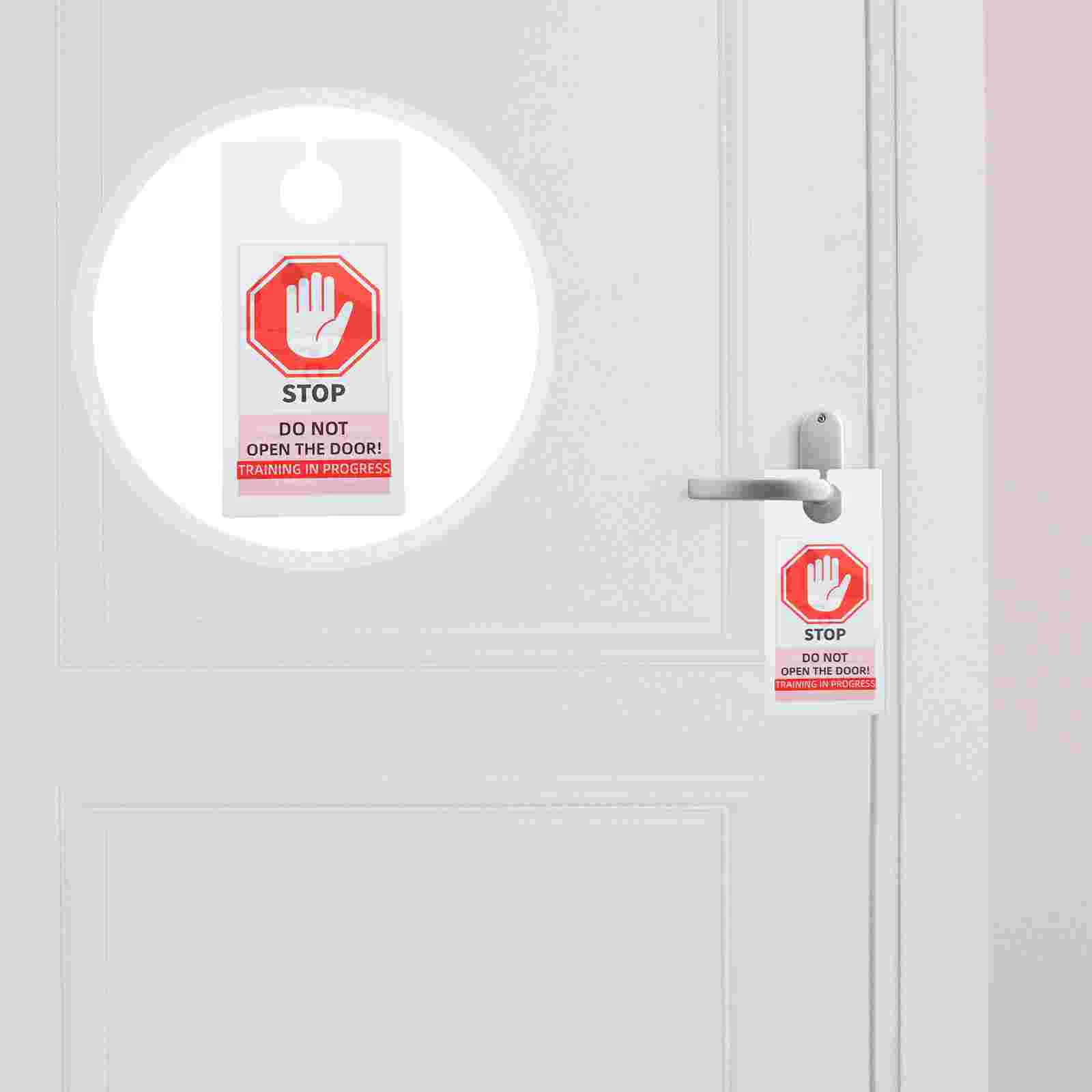 

Room Listing Please Clean Signs Double Sides Door Hanger Hotel Doorknob Hanging