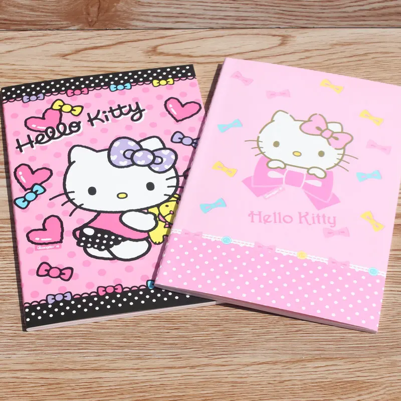 

Kawaii Sanrio мультфильм блокнот дневник милый блокнот Hello Kitty назад в школу сезон творческие канцелярские принадлежности детские подарки