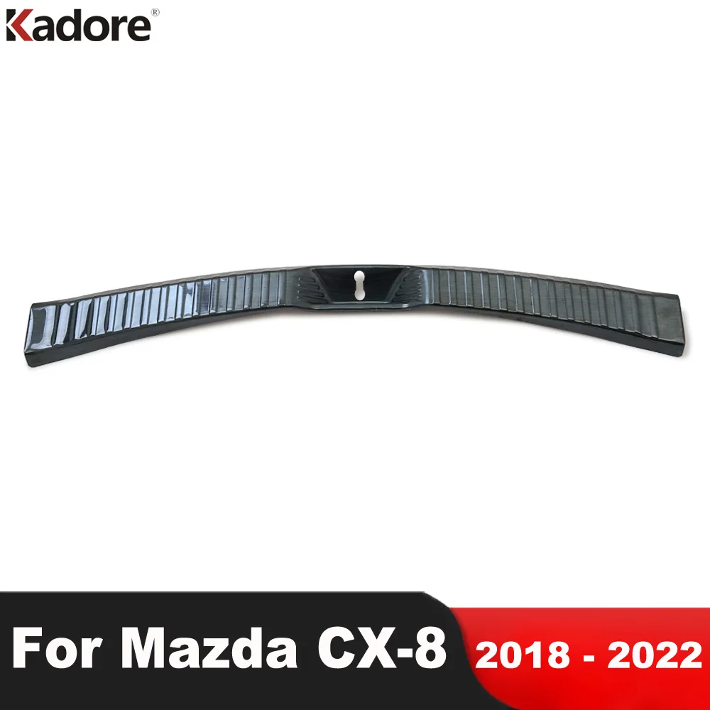 

For Mazda CX8 CX-8 2018 2019 2020 2021 2022 Stainless Rear Trunk Bumper Cover Trim Car Tail Gate Door Sill Plate Accessories