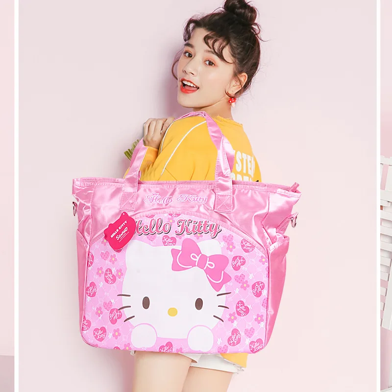 

Hello Kitty Designer Bag Japanese Shoulder Case Student Messenger Bag Lipstick Bag Sanrio Purses and Handbags for Women Wallet
