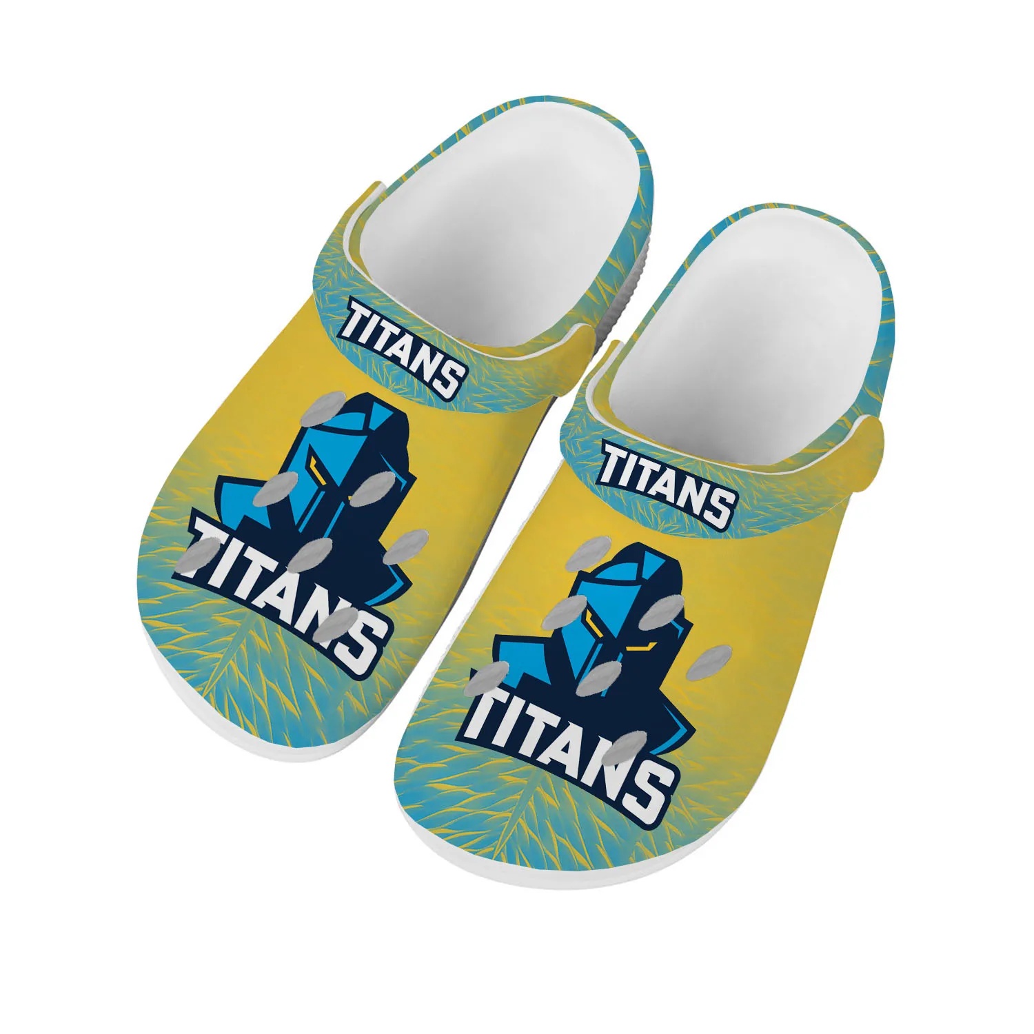 

Gold Coast Titans Australian Rugby Home Clog Mens Women Youth Boy Girl Sandals Shoes Garden Custom Made Shoe Beach Hole Slippers