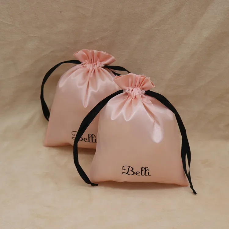 Атласные сумки для упаковки ювелирных изделий высококачественная шелковая