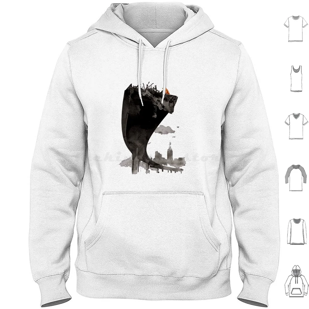 

The Last Of Us толстовки с длинным рукавом Fox City акварель