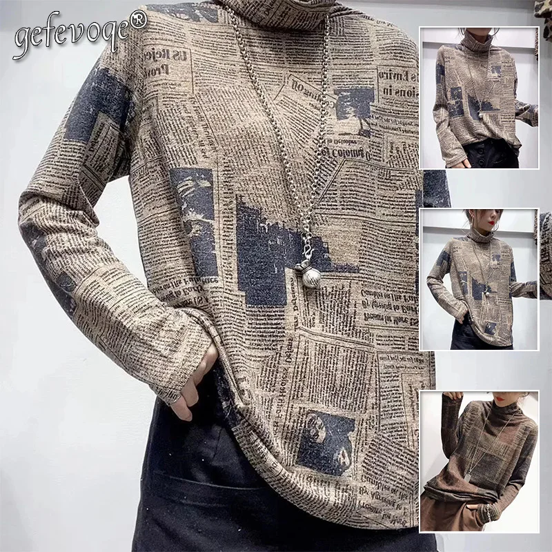 Элегантная модная повседневная футболка с принтом персонажей весна-осень 2022