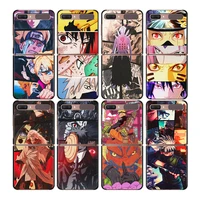 shockproof fashion mobile hard shell cover naruto anime pain uchiha sasuke for samsung galaxy z flip 3 5g fundas phone case