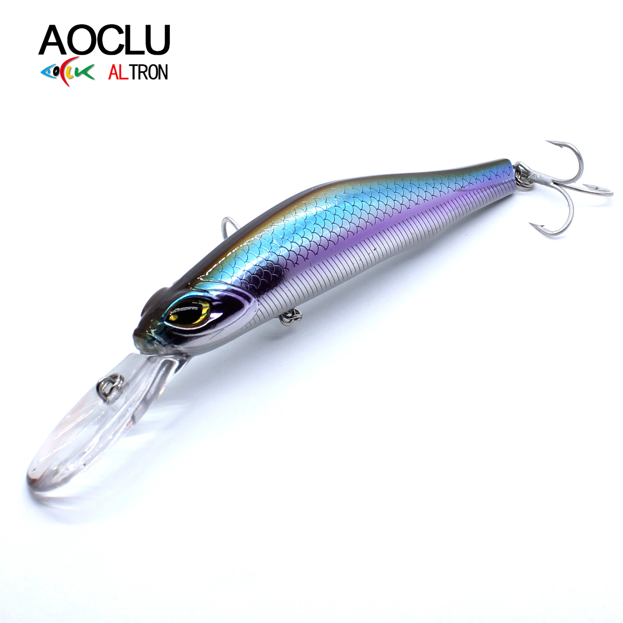 

AOCLU Floating 1PC Wire Through Deep Sea Minnow 150mm 28.4g Depth 4m Hard Bait Fishing Lure Magnet Weight Transfer Long Cast