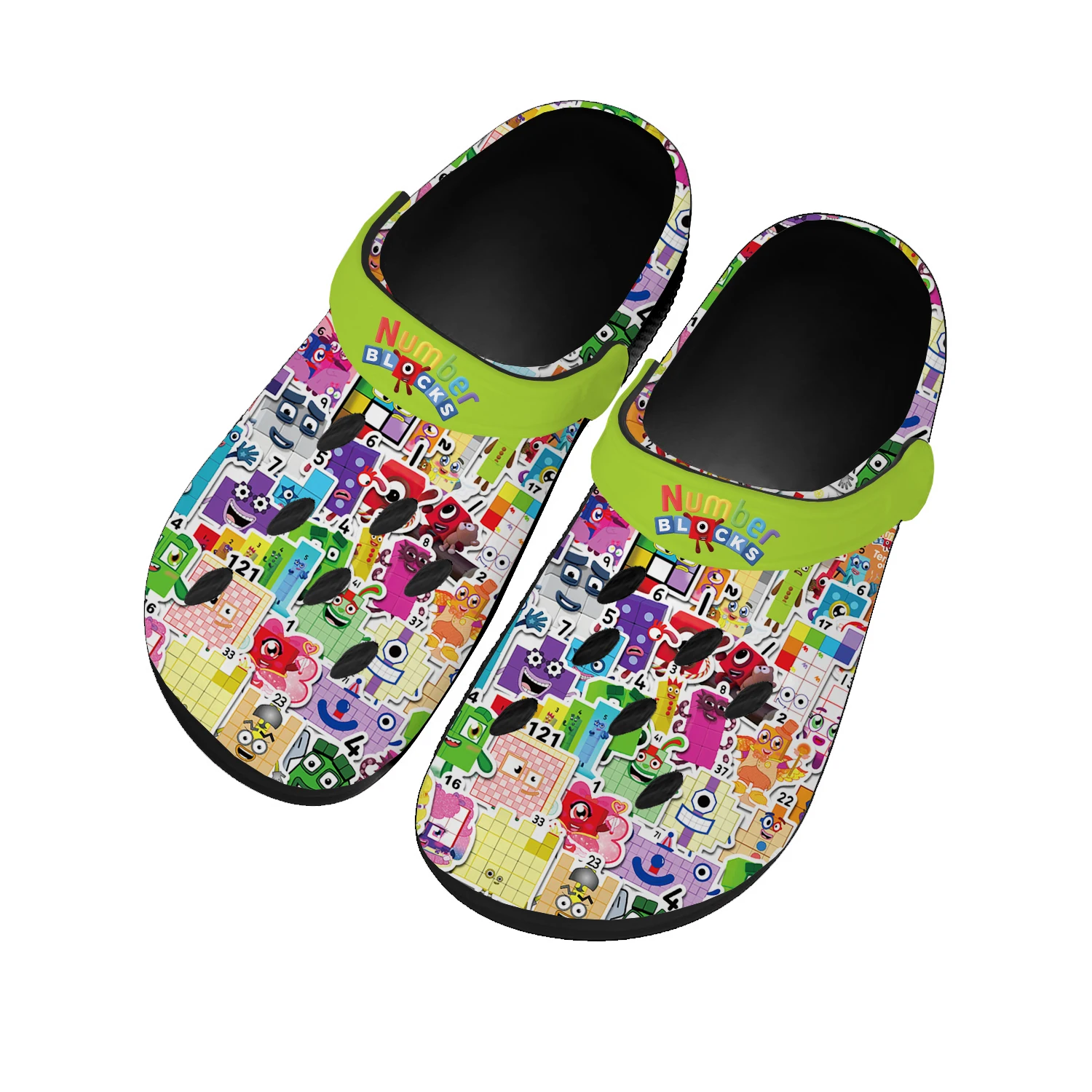 

NumberBlocks Home Clogs Men Women Youth Boy Girl Custom Made Water Shoes Anime Cartoon Garden Beach Hole Slippers Sandals
