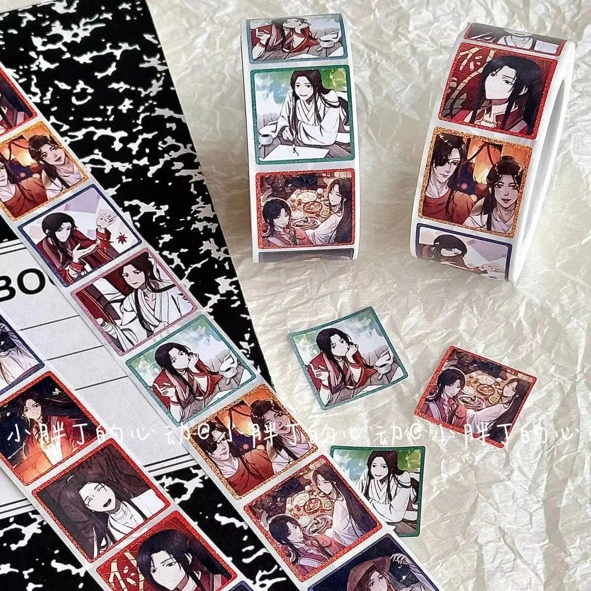 500 шт./рулон ПВХ наклейки для ноутбука