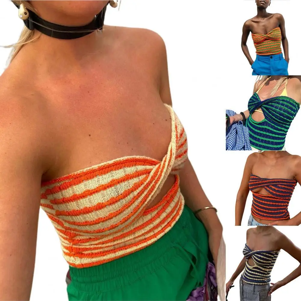 

УКОРОЧЕННЫЙ ТОП контрастных цветов с перекрестными плечами, сезон весна-лето, облегающий корсет, топ для повседневной носки