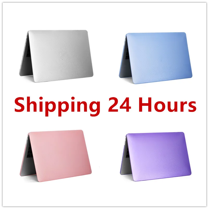 

Carbon Fiber Glitter for Macbook Pro 13 Case 2020 A2338 M1 A2251 A2289 Touch Bar Air 13.3 Inch Soft Hard Matte Clear Shell Cover