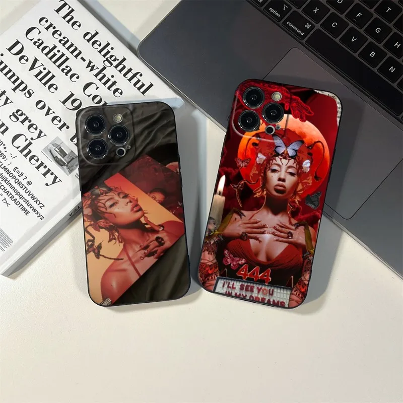 Чехол для телефона Mother Kali uchi для IPhone 15 14 11 12 Pro 8 7 15 Plus 13 Pro MAX XR XS MINI SE 2020, черные чехлы