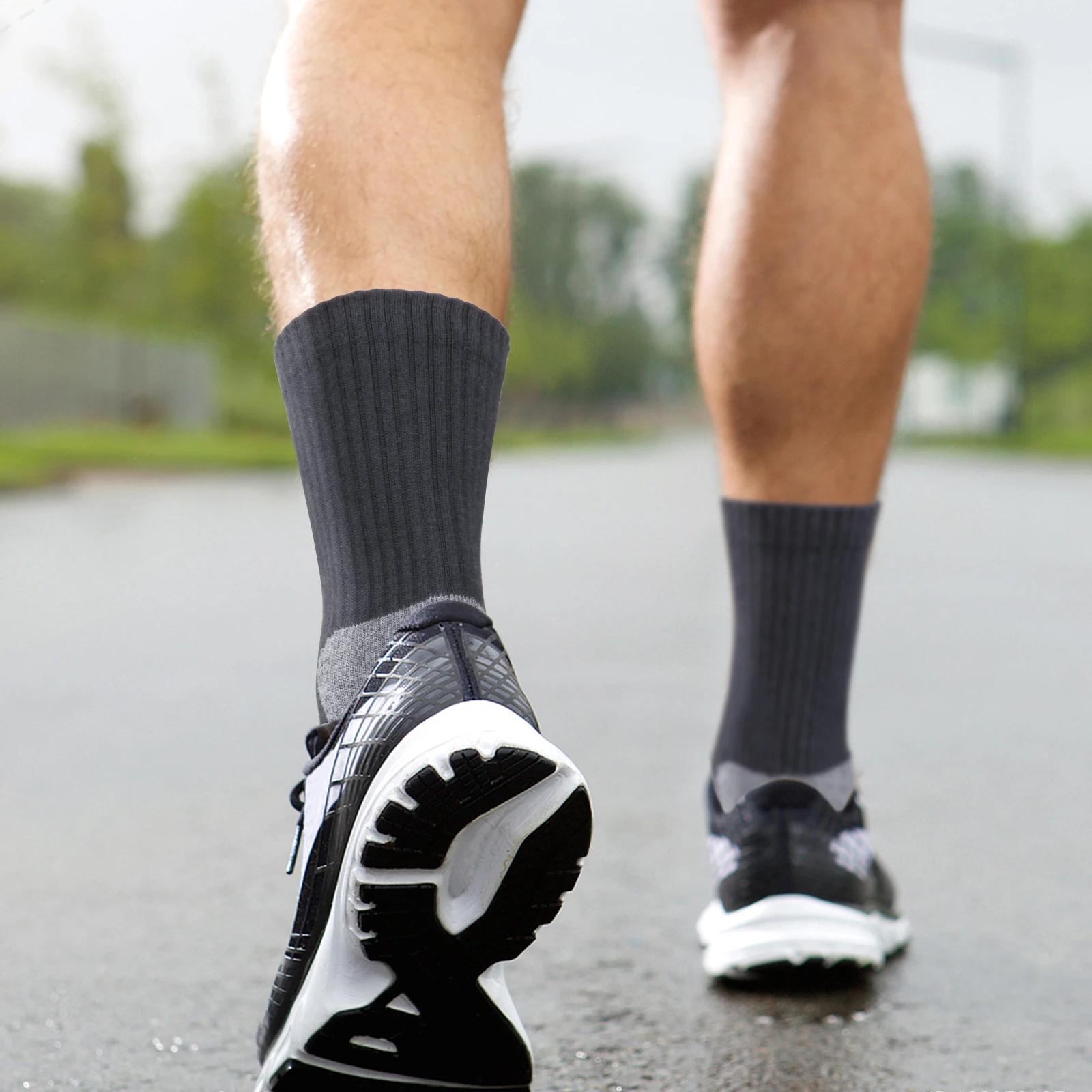 YUEDGE мужские носки для экипажа повседневные влагоотводящие мягкие спортивные