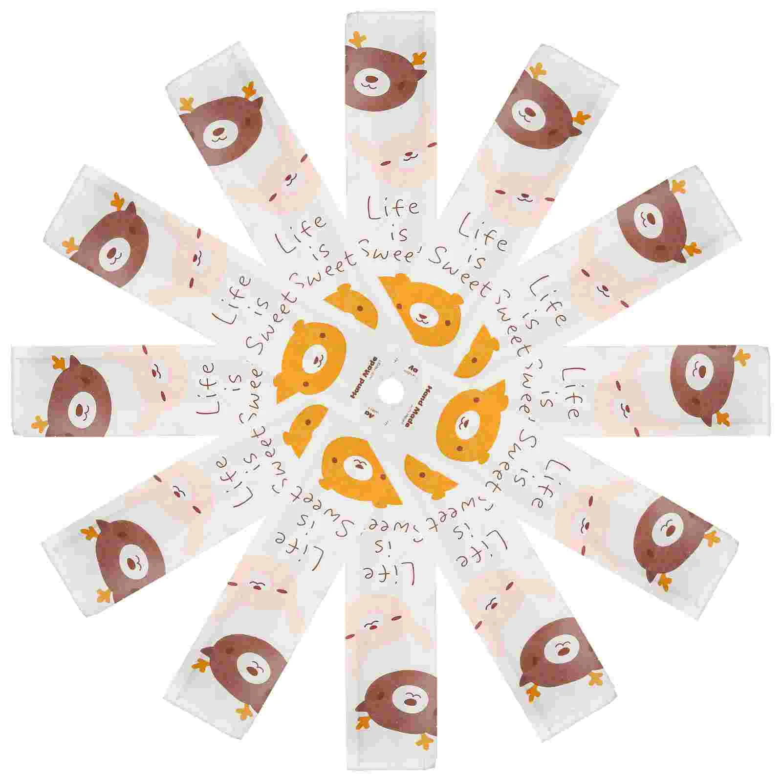 

100 Pcs Donuts Bags Cookie Packaging Baked Goods Long French Bread Wrapping Bun Kraft Paper Homemade Biscuit Bakery
