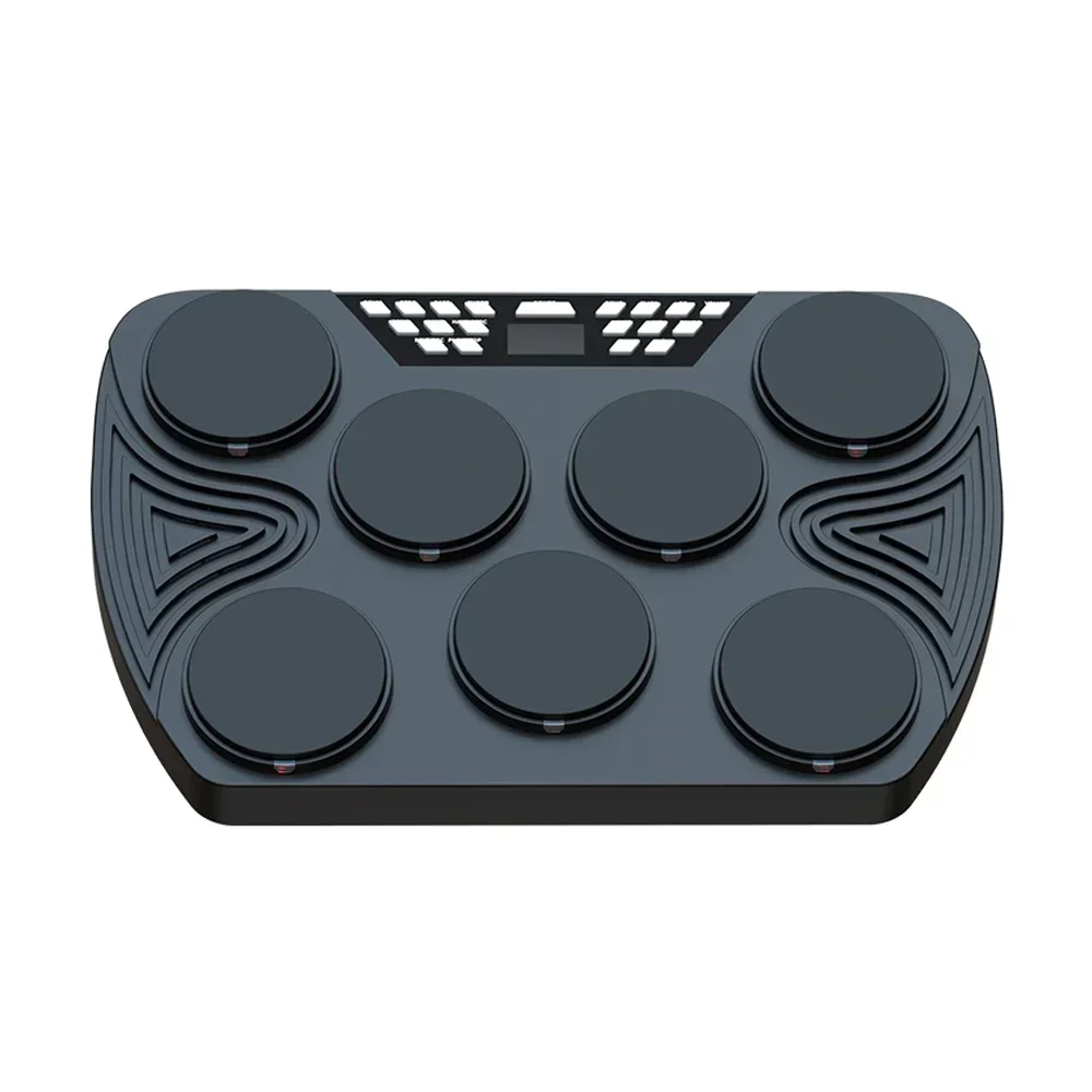 Портативный легкий USB-барабан Midi с 7 подушечками электрическая барабанная