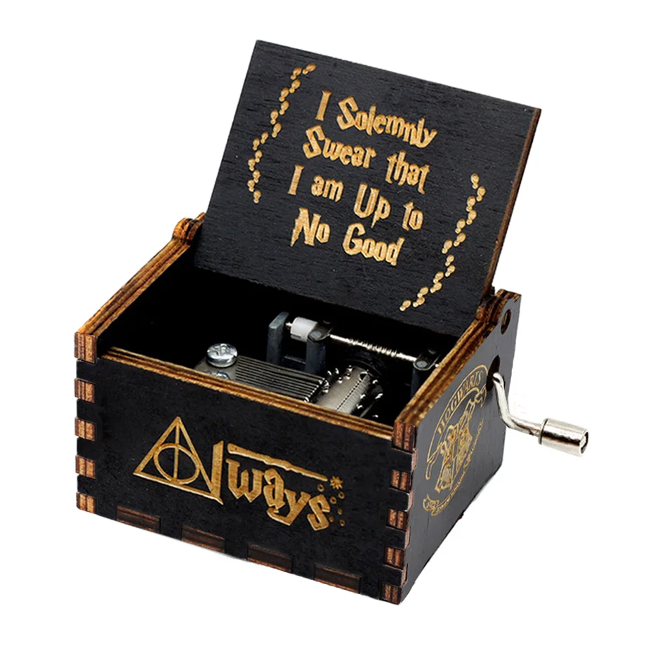 Деревянная музыкальная шкатулка с ручкой королева парка Юрского периода You Are My Sun