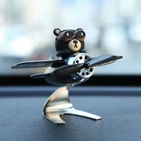 car anime perfume solar aircraft bear ornaments auto center console aromatherapy gifts mini cooper accessories interior decorati