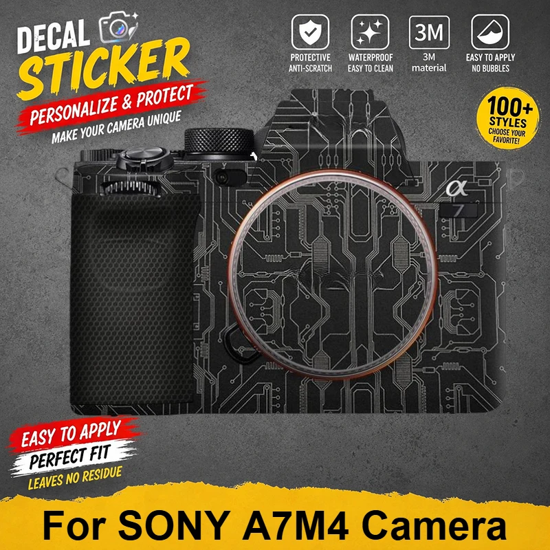 Фото Защитная пленка PrizMo для камеры SONY A7M4 A7 IV, наклейка от царапин, защитная пленка для корпуса, защитная пленка для камеры ILCE-7M4 ILCE7M4 7M4 №1
