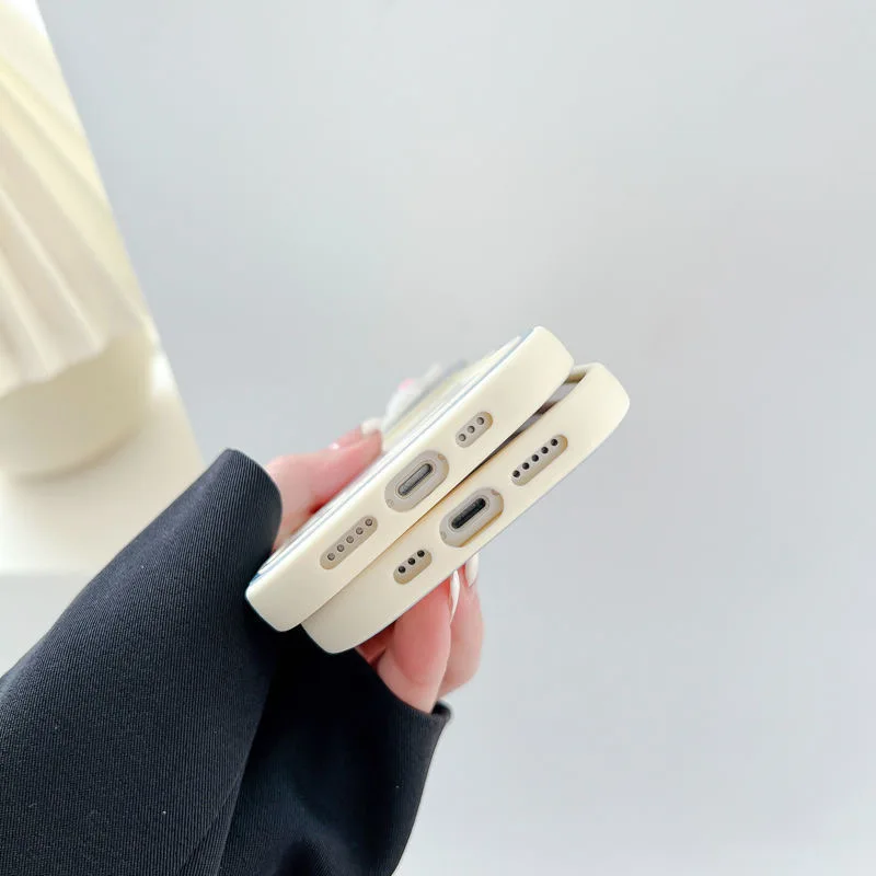 Sanrio 3D Cinnamoroll Pachacco Hidden Sliding Window with Stand Phone Cases For iPhone 14 13 12 Pro Max 11 14promax Back Cover