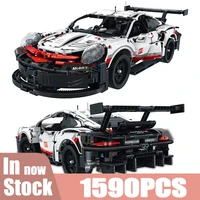 911 technical idea city super racing sports 18 model cars building blocks bricks vehicles toys gifts for kids boys adult 42096