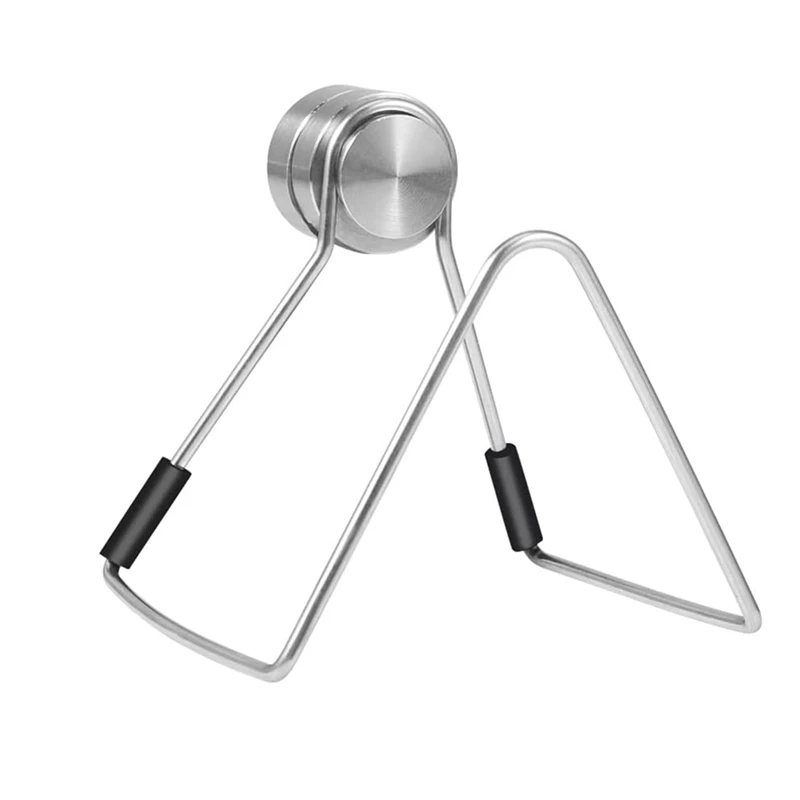 

Magnetic Sponge Holder For Kitchen Sink Caddy Stainless Steel No Drilling With Adhesives Waterproof Kitchen Accessories