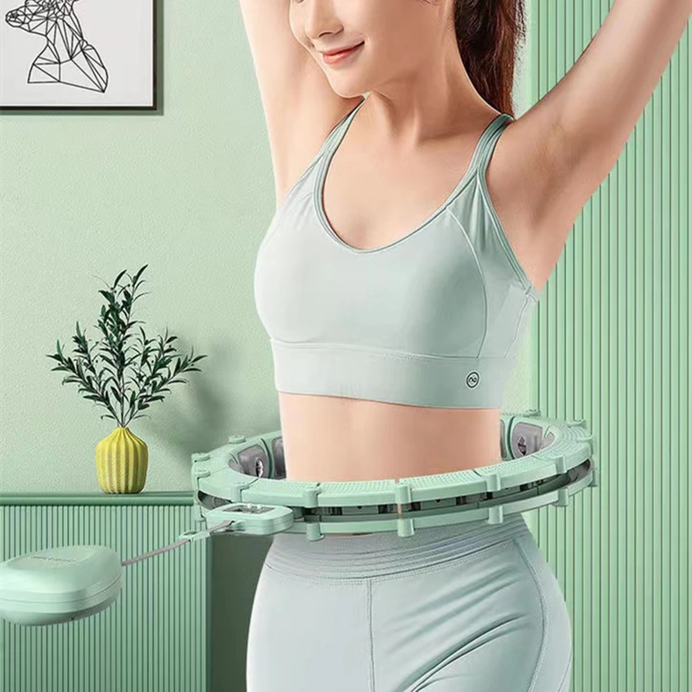 18-21Sections Adjustable Fitness Smart Hoop Abdominal Exerciser Sport Massage Weight Loss gym Home Exercise Equipment |