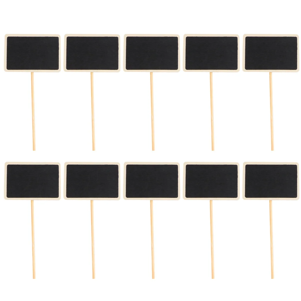 

20 Pcs Korean Fashion Mini Labels Wedding Tags Wooden Black Board Garden Makers