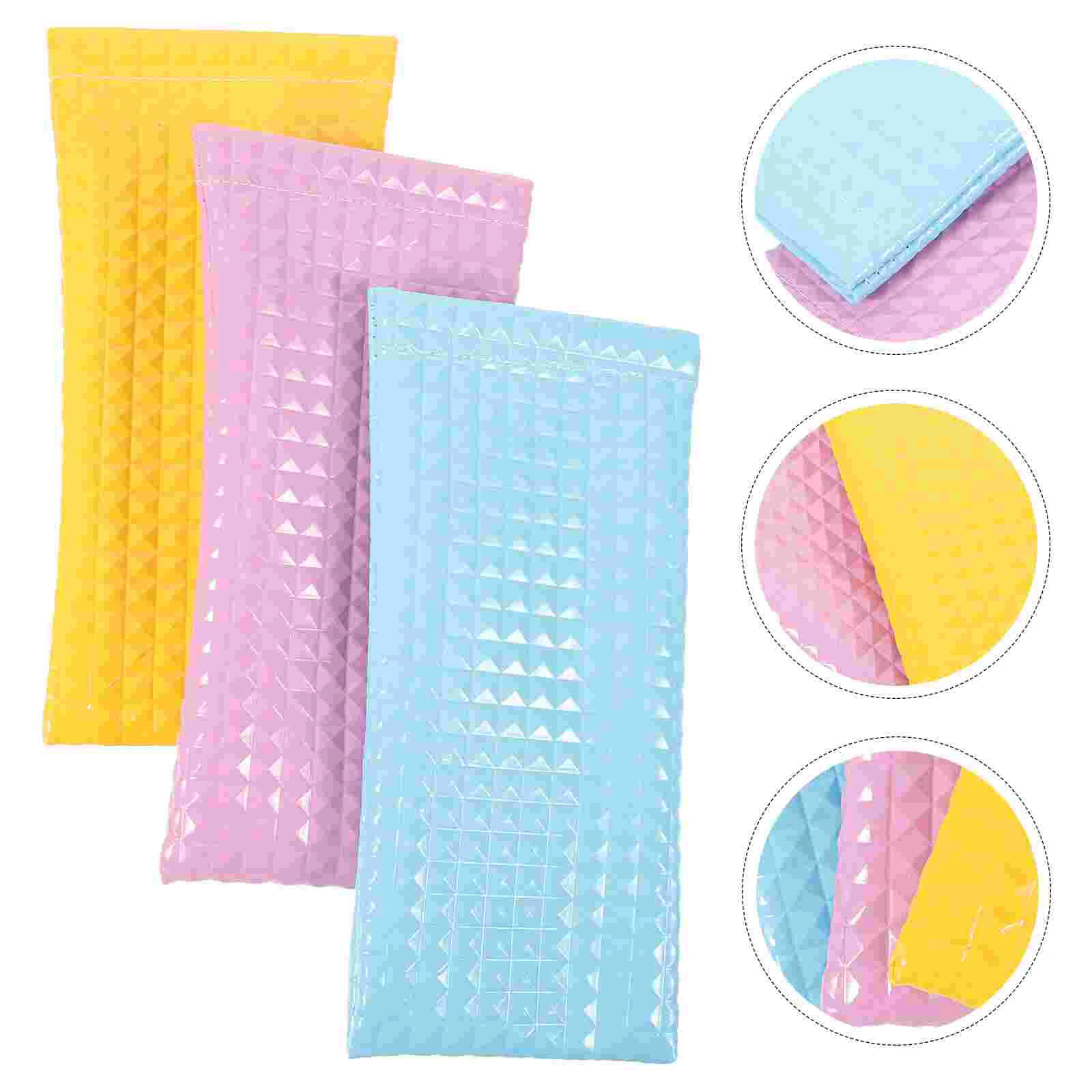 

3pcs Portable Sunglasses Storage Pouches Simple Unique Glasses Bag Eyeglasses Organizers for Women Girls